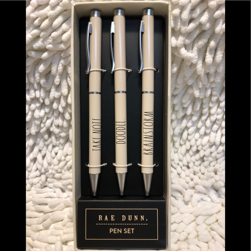 New RAE DUNN three pen set.